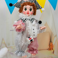 Trendy Toy Clown Doll 18 inch Collectible Hand Painted